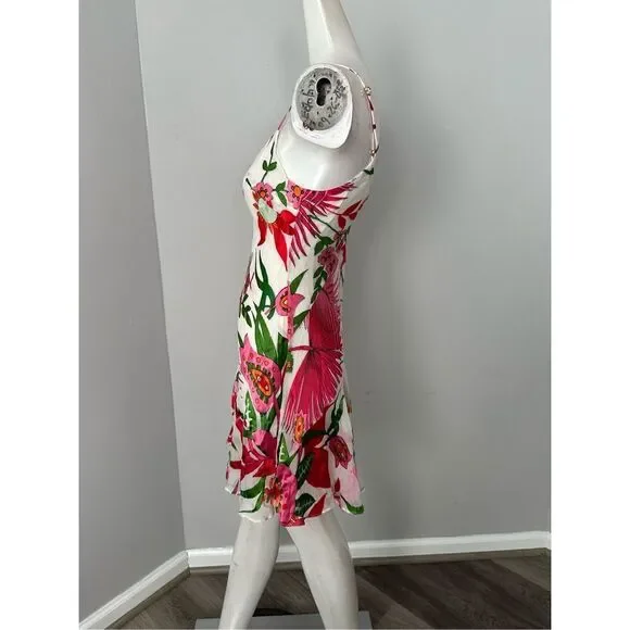CULT GAIA Zarima floral-print devoré-chiffon silk-blend mini slip dress S $518